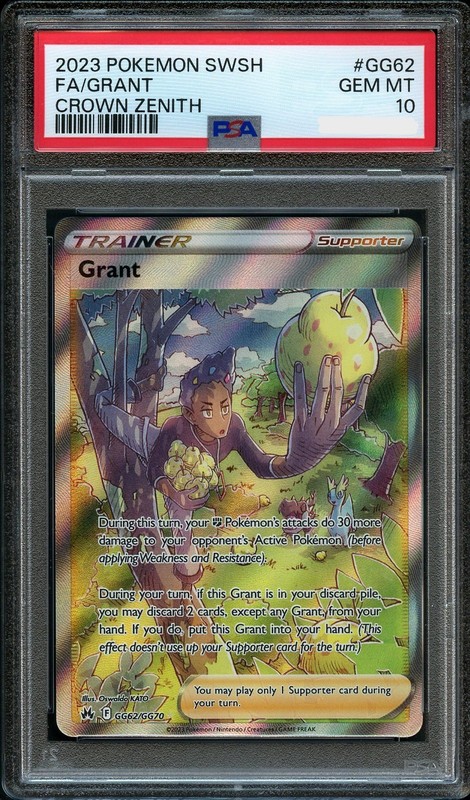 Pokemon Crown Zenith Grant GG62 PSA 10