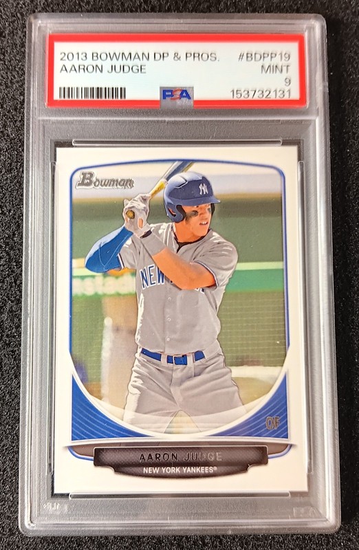 2013 Bowman DP and Prospects Aaron Judge 1st RC Yankees MVP