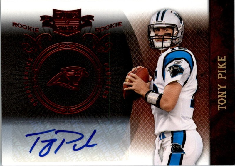 2010 Panini Plates and Patches #196 Tony Pike RC Auto /449 - FB