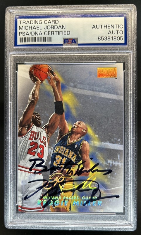 Trading Card Michael Jordan Certified Auto Autograph PSA Authentic Auto