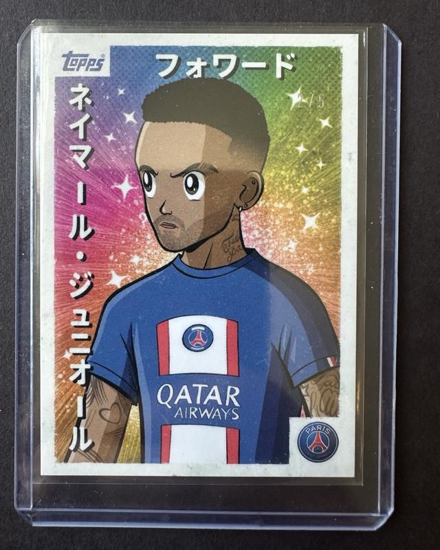 Topps Paris Saint-Germain ネイマール・ジュニオール Limited Edition 2/5 Soccer. Neymar Jr.