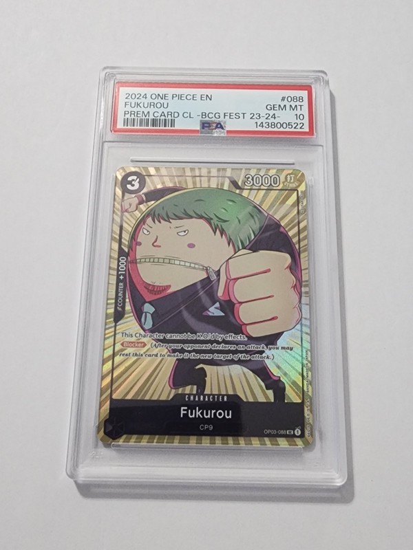 PSA 10 One Piece Bandai Card Games Fest 23-24 Edition Fukurou