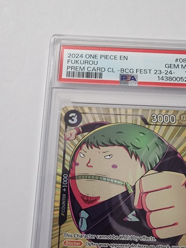 PSA 10 One Piece Bandai Card Games Fest 23-24 Edition Fukurou view 2
