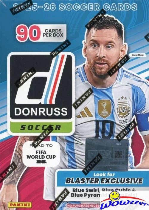 2025/26 Panini Donruss Road to FIFA WORLD CUP Soccer Sealed Blaster Box-90 Cards view 2