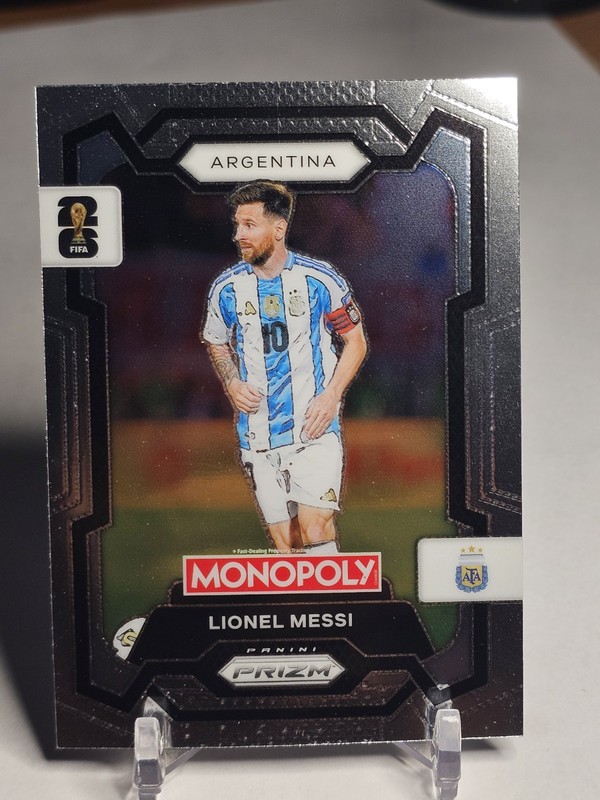 2026 Panini Monopoly Prizm FIFA World Cup Lionel Messi #1 Argentina BASE