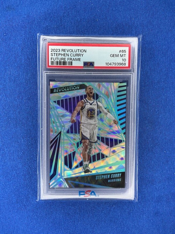 2023 Revolution Stephen Curry Future Frame #65 5/60 PSA 10