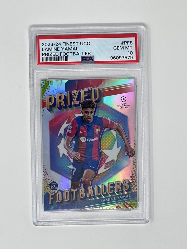 2023-24 Topps Finest UEFA Club Competitions - Prized Footballers Lamine Yamal...