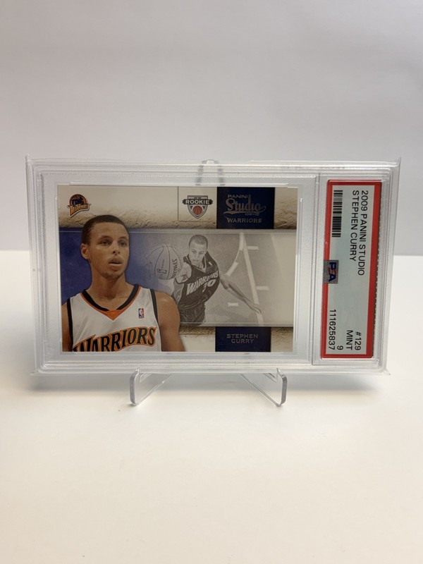 2009-10 Panini Studio - Rookie Stephen Curry #129 (RC) INVESTMENT 💎💎