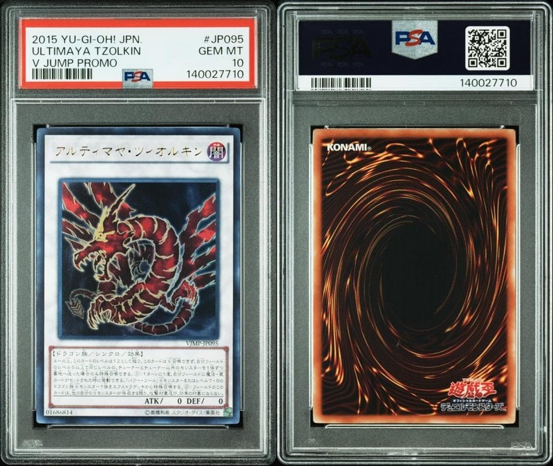 Yu-Gi-Oh! PSA10 Ultra Rare Ultimaya Tzolk'in VJMP-095 Trading Card view 2