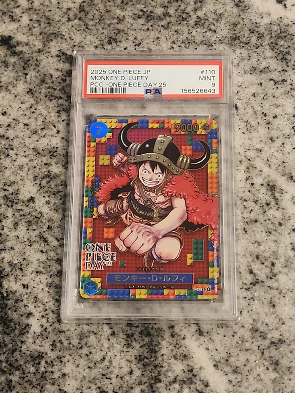 PSA 9  Luffy P-110 Premium Card Collection  2025 ONE PIECE DAY 25 Japanese