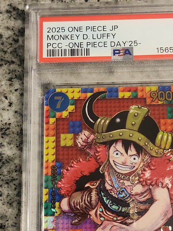PSA 9  Luffy P-110 Premium Card Collection  2025 ONE PIECE DAY 25 Japanese view 2