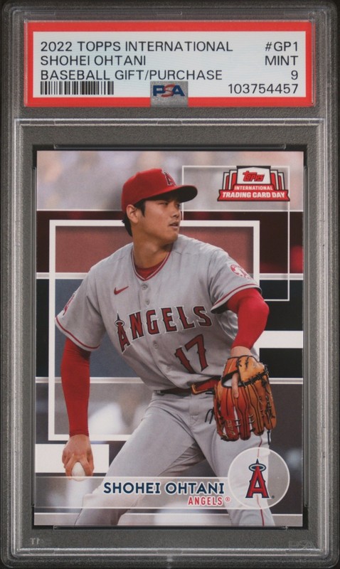 2022 International Trading Card Day Baseball Shohei Ohtani PSA 9