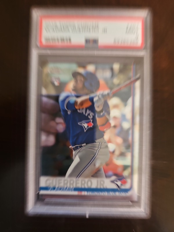 2019 TOPPS CHROME #201 VLADIMIR GUERRERO JR RC  BLUE JAYS ROOKIE PSA 9! view 2