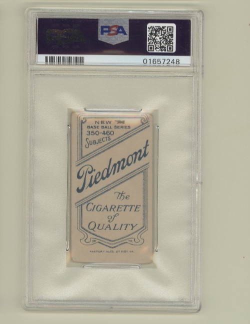 1909 T206 Ty Cobb Bat off Shoulder Detroit Tigers HOF Piedmont no creases  PSA 3 view 2