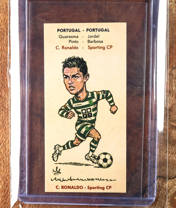Cristiano Ronaldo Rookie RC Mini Card (TGX Series) Soccer Futbol