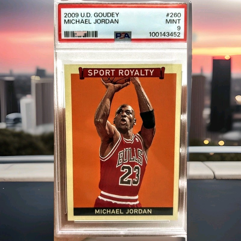 🌟🏀 MICHAEL JORDAN BULLS 2009 UPPER DECK GOUDEY🌟🏀💲PSA 9 💲BEST PRICE 