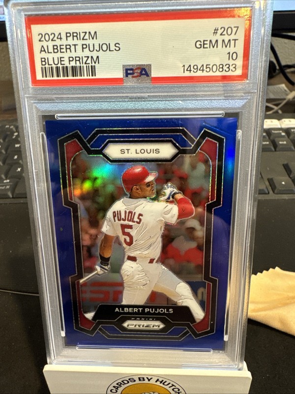 2024 Prizm Blue Prizm /199 Albert Pujols #207 PSA 10