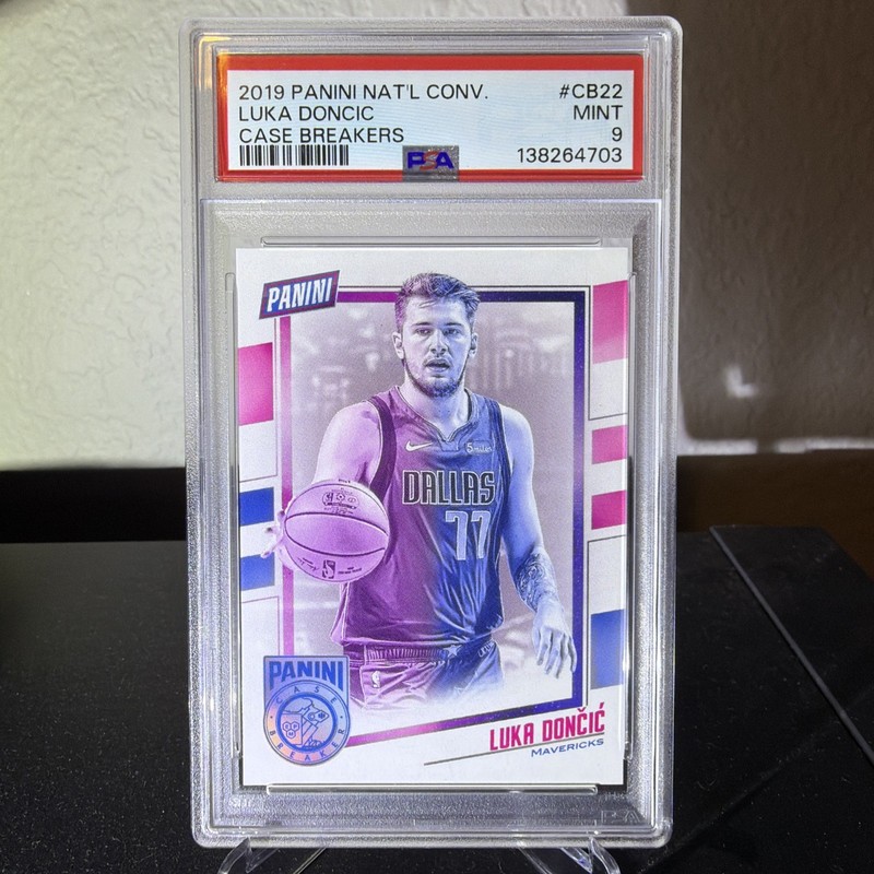2019 PANINI NATIONAL CONVENTION CASE BREAKERS #CB22 LUKA DONCIC PSA 9