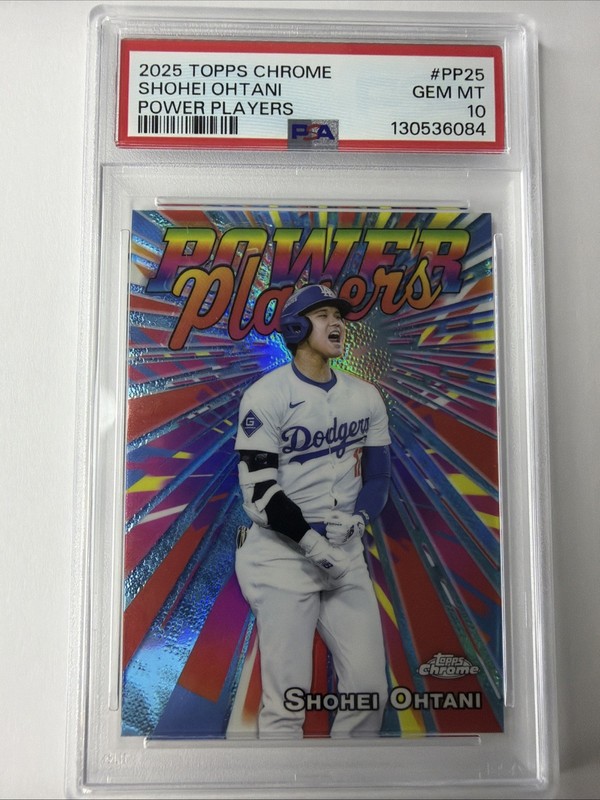 2025 Topps Chrome Power Players #PP25 Shohei Ohtani PSA 10