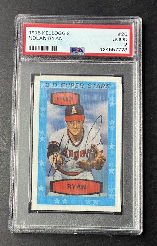 1975 Kelloggs Nolan Ryan PSA 2 Angels *Please Read Full Description* view 1