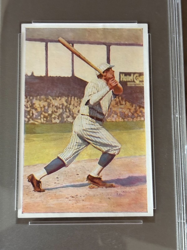 1932 Sanella Margarine Babe Ruth #83 Type 1 Sanella Centered PSA 4 view 2