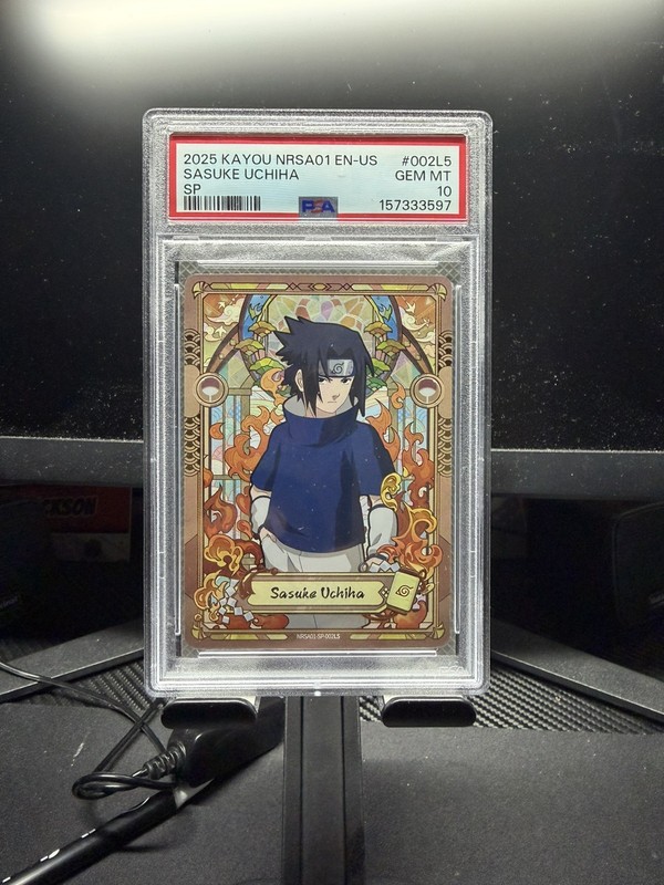 2025 Kayou NARUTO-01- EN-US SAUKE UCHIHA SP #002L5 PSA 10