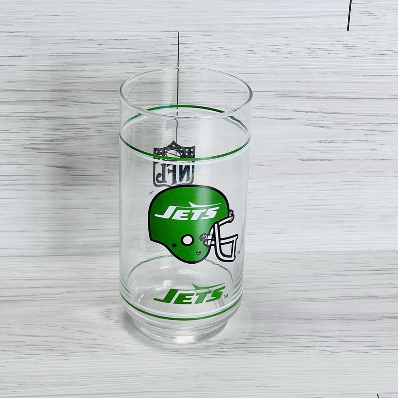 New York Jets Glass Bar Mobil Vintage NY Helmet Logo Man Cave Mobil Team NFL view 2