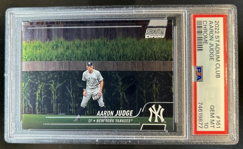 2022 Topps Stadium Club Aaron Judge Chrome #161 Yankees PSA 10 GEM MINT