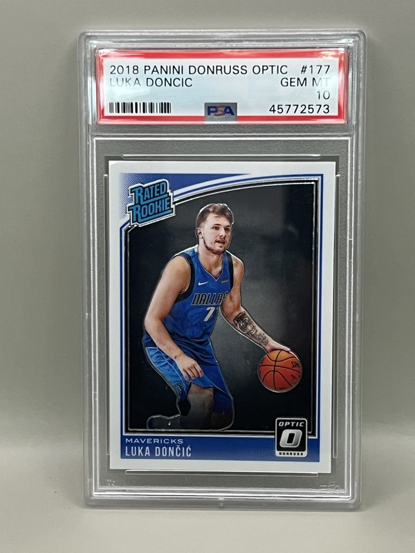 2018-19 Panini Donruss Optic - Rated Rookie Luka Doncic #177 (RC) PSA 10