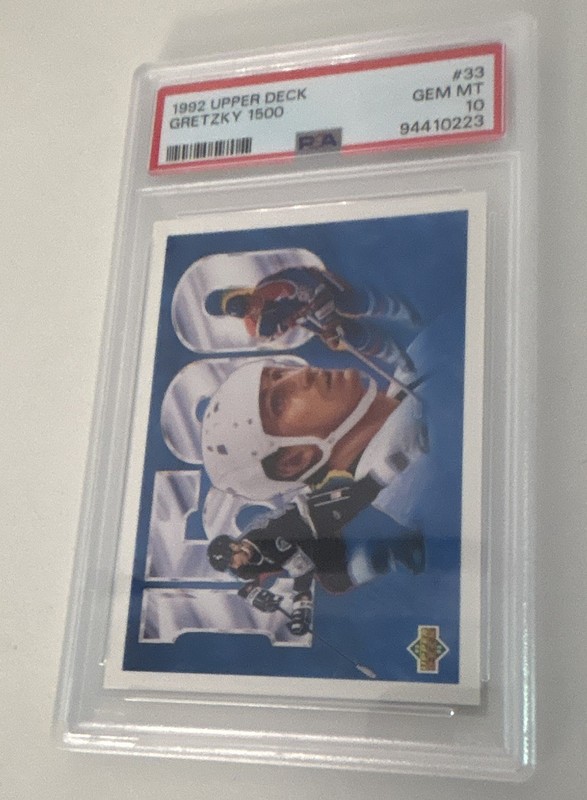Upper Deck 1992-93 Wayne Gretzky Gretzky 1500 #33 PSA Graded Kings NHL