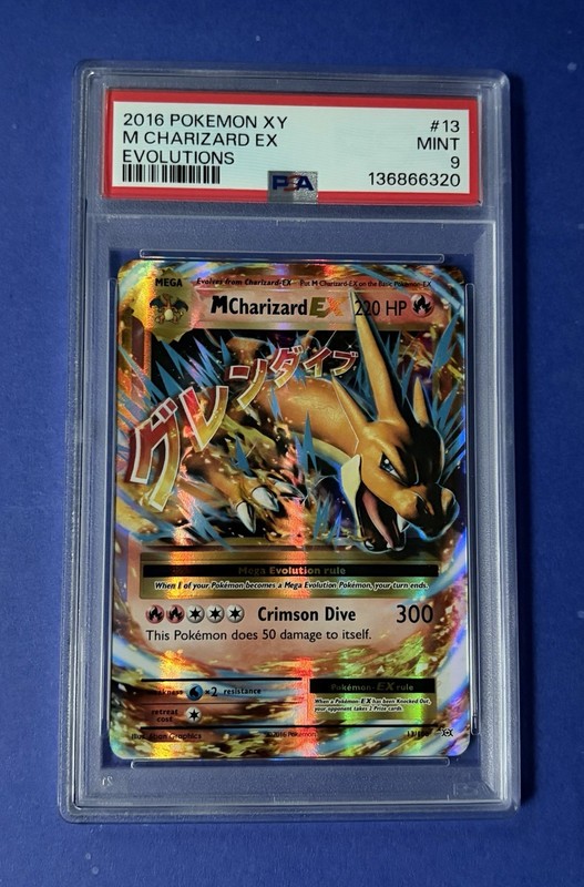 2016 Pokémon XY M Charizard ex Evolutions #13 PSA 9 MINT