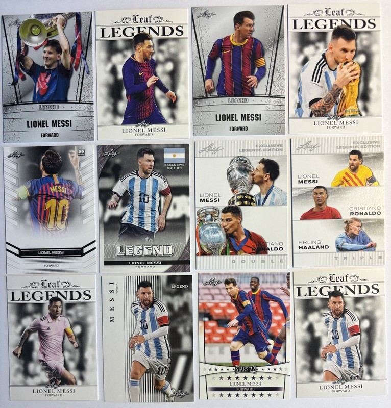 MESSI ARGENTINA INTER MIAMI "SPECIAL RELEASES" LOT (12) 2022 -2024 SOCCER CARDS