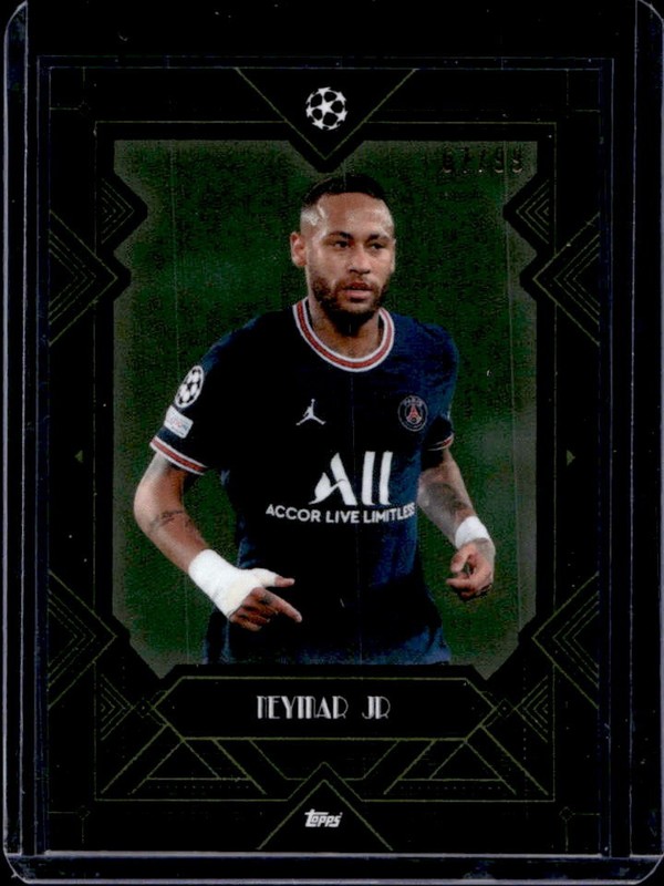 2022-23 Topps Deco UEFA & Europa League Neymar Jr Green #/99 Roma