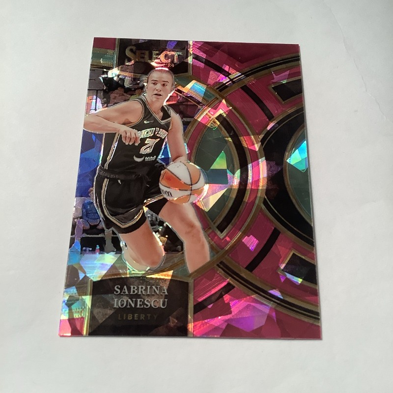 2024 Panini Select WNBA - Premier Level Sabrina Ionescu #174 Pink Ice Prizm