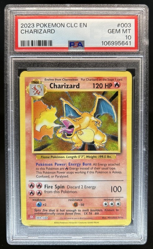 2023 Pokemon Classic Charizard & Ho Oh ex Deck #003/034 PSA 10