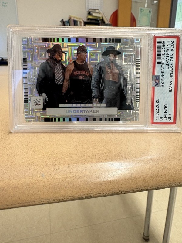 2024 Photogenic WWE Undertaker Progressions Maze /25 PSA 10