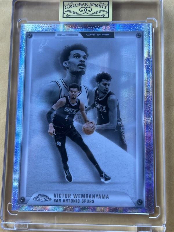 2025 Topps Chrome Victor Wembanyama GC-10 Glass Canvas (SPURS)