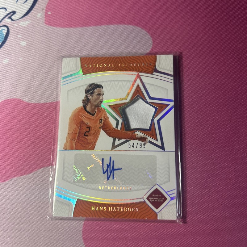 2022 Panini National Treasures FIFA #SS-HBR Hans Hateboer - Patch Auto /99