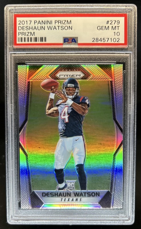 2017 Panini Prizm Deshaun Watson RC Rookie #279 Texans PSA 10 GEM MINT