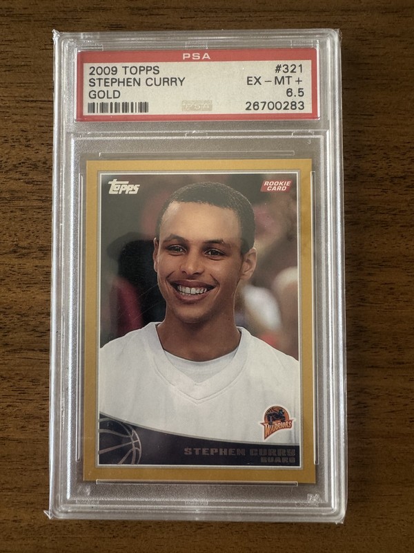 2009-10 Topps - Stephen Curry #321 Gold /2009 (RC) PSA 6.5 Pop 1