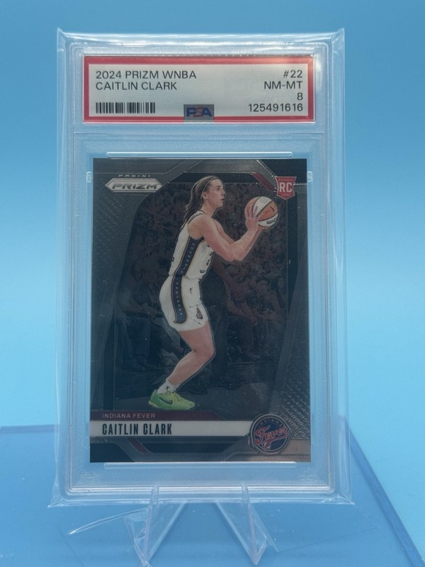 2024-25 Panini prizm wnba CAITLIN CLARK RC PSA 8 #22