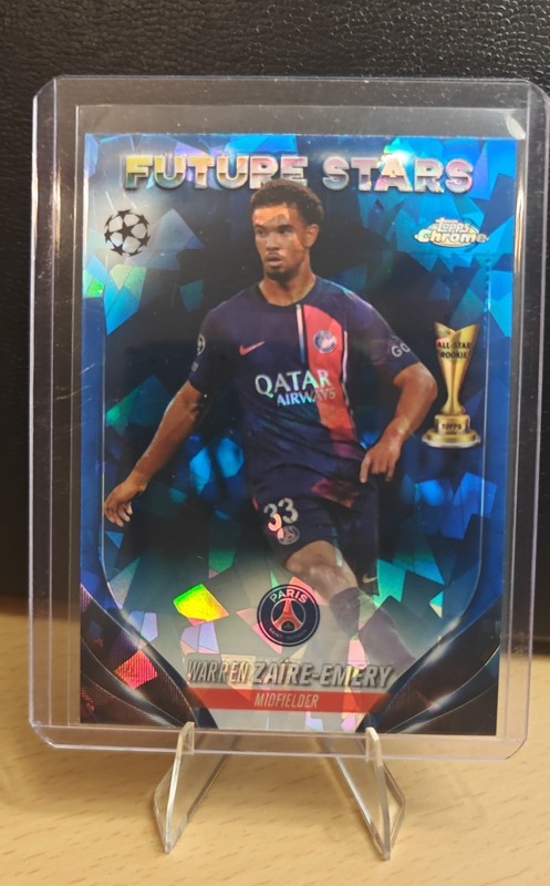 Warren Zaïre-Emery 2023-24 Topps Chrome Uefa UCC Sapphire Edition #159 