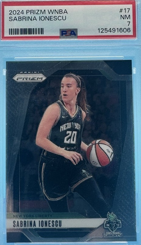 2024 Panini Prizm Sabrina Ionescu WNBA #17 New York Liberty PSA 10
