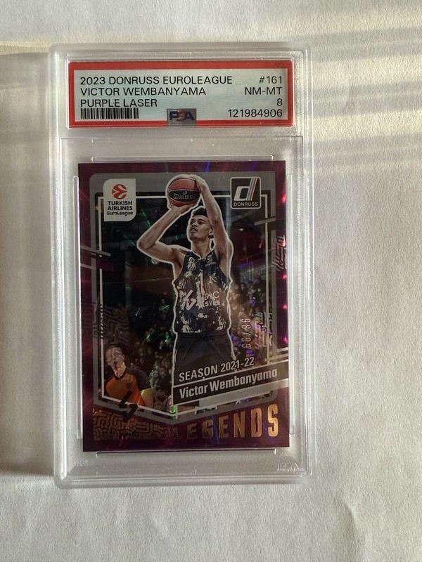 2023-24 Panini Donruss EuroLeague Legends Victor Wembanyama #161 PSA /99