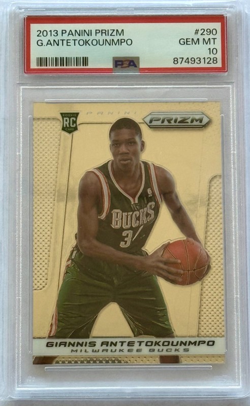 2013 Panini Prizm Giannis Antetokounmpo PSA 10 Rookie #290 (RC)