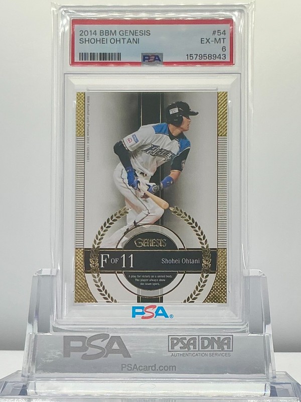 SHOHEI OHTANI 2014BBM GENESIS BATTING #46 PSA6!POP12!(RC) view 1
