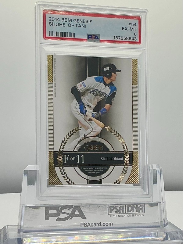 SHOHEI OHTANI 2014BBM GENESIS BATTING #46 PSA6!POP12!(RC) view 2