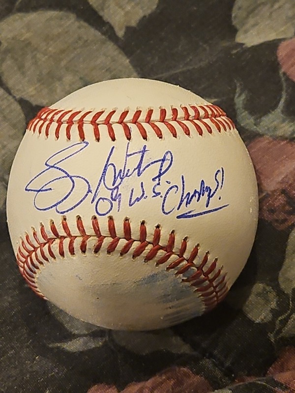 Jerry Hairston signed GAME USED baseball autographed romlb official auto Mlb 09
