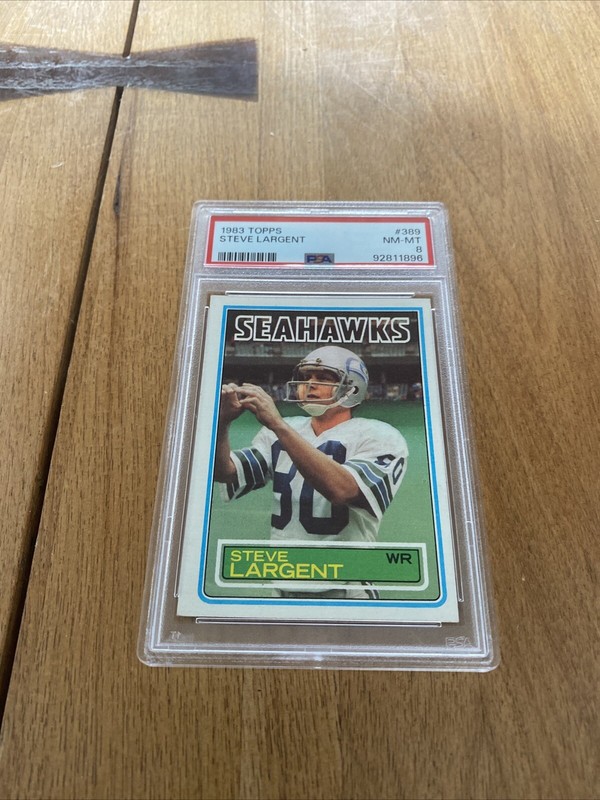 1983 Topps #389 Steve Largent VINTAGE NEAR MINT PSA 8