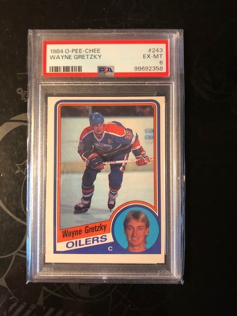 1984-85 O-Pee-Chee - #243 Wayne Gretzky HOF PSA 6